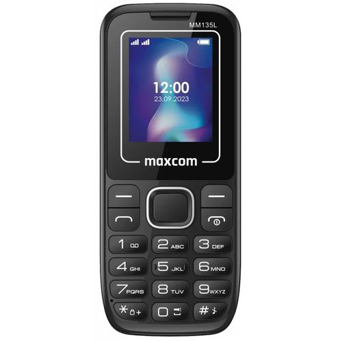 Maxcom Classic MM135 LIGHT 4.5 cm (1.77) 68 g Black Entry-level phone