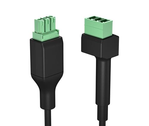 HP Poly Studio A2 Black Cable Extender for Table Mic, Male to Female, Phoenix Connector, 8M (26ft)