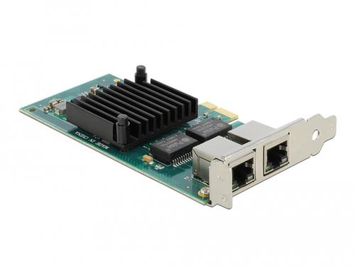 Delock PCIe x1 to 2x RJ45