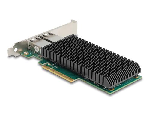 Delock PCI Express x8 network card 10 Gigabit LAN 2 x RJ45