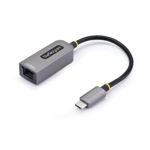 StarTech.com 2.5GbE USB-C to Ethernet Adapter, NBASE-T NIC, USB 3.0 Type-C 2.5/1G Multi-Speed Network, Thunderbolt Compatible, Windows AND Mac