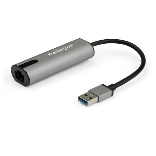 StarTech.com 2.5GbE USB-A to Ethernet Adapter - NBASE-T NIC - USB 3.0 Type-A 2.5 GbE / 1 GbE Multi-Speed Gigabit Network - USB 3.1 Laptop to RJ45/LAN - Lenovo X1 Carbon, HP EliteBook/ ZBook