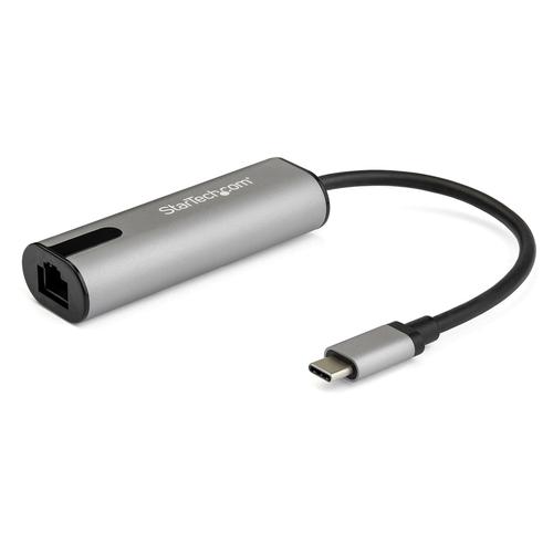 StarTech.com 2.5GbE USB C to Ethernet Adapter NBASE-T NIC - USB 3.0 Type C 2.5/1 Gigabit/100 Mbps Multi Speed Network/ USB 3.1 Laptop to RJ45/LAN Thunderbolt 3 Compatible/ MacBook Pro Surface