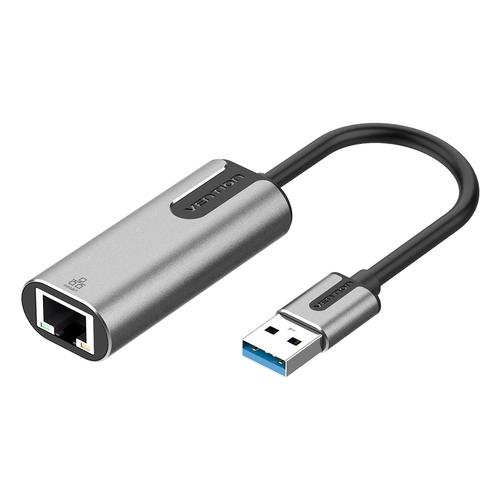 Vention USB 3.0-A to Gigabit Ethernet Adapter, Gray, 0.15M, Aluminum Alloy Type