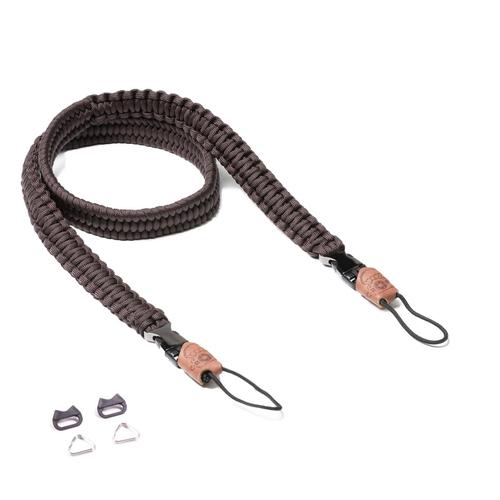C-ROPE Camera strap Traveler from Paracord 100cm Dark Coffee retail