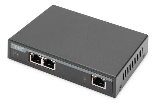 Digitus 2-Port Gigabit 4PPoE Extender, 802.3at, 60W