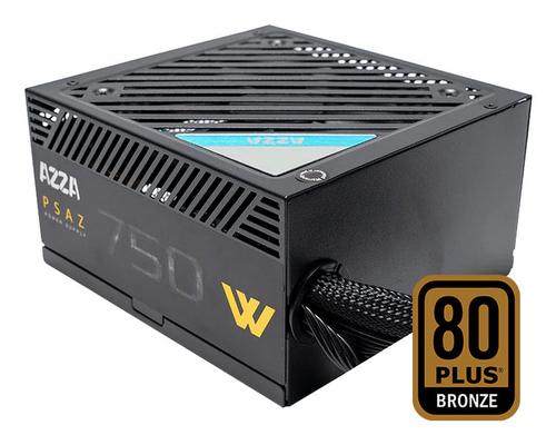 AZZA 750W ATX 80 Plus Bronze 120mm Power Supply Black