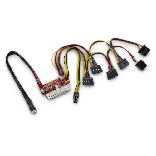 INTER-TECH Mini-ITX 200W NAS PSU DC/DC (no power supply included, supports power supplies up to 200W, zero-watt mode)