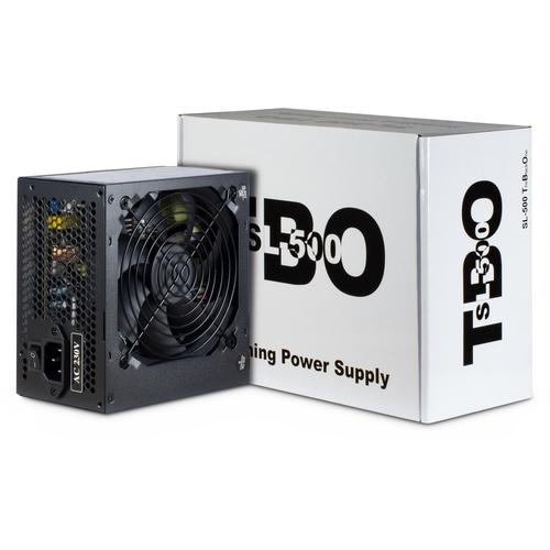 INTER-TECH SL-500 TBO power supply unit, 500 W, 20+4 pin ATX, Black
