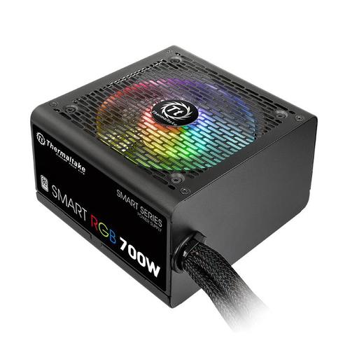 THERMALTAKE Smart 700W RGB Power Supply, 20+4 Pin ATX, Black