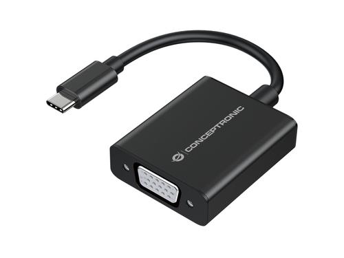 Conceptronic USB-C 3.2 to VGA Adapter 1080/60Hz 0.10m sw