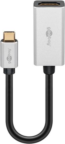 Goobay USB graphics adapter Black, Silver