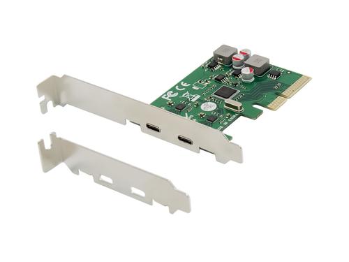 Conceptronic PCIe Card 2-Port 2xUSB-C3.2/USB Self-Verification. 10Gbps