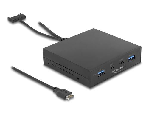 Delock 3.5 USB" 3.2 Gen 2 Front Panel 2 x USB-C + 2 x USB-A