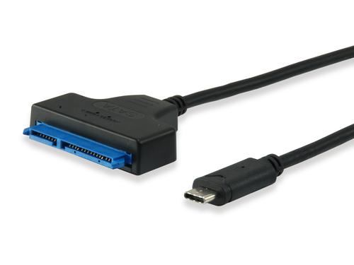 Equip USB-C to SATA 2.5" Adapter St/St 0.50m black