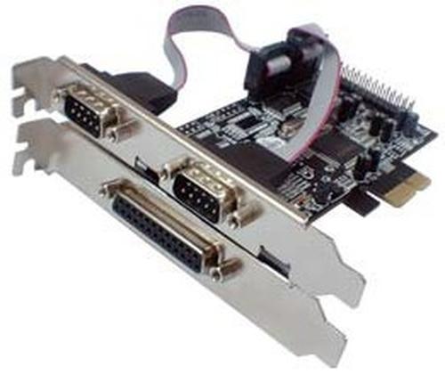 Longshine PCIe 2x Serial 1x Parallel (RS232C) retail controller