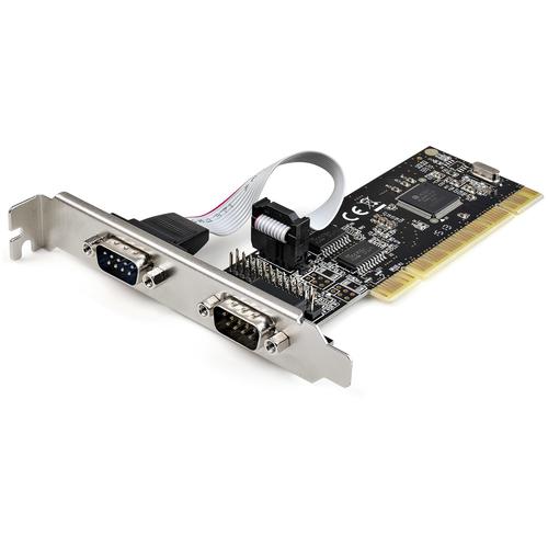 StarTech.com PCI Serial Parallel Combo Card with Dual Serial RS232 Ports (DB9) AND 1x Parallel LPT Port (DB25) - PCI Combo Adapter Card - PCI Expansion Card Controller - PCI to Printer Card
