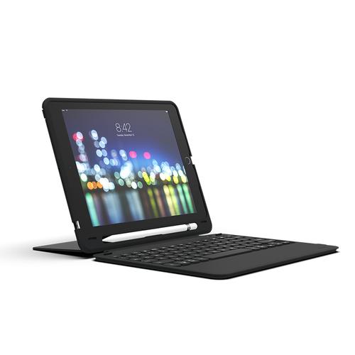 Zagg Slim Book Go QWERTY UK English Bluetooth Black
