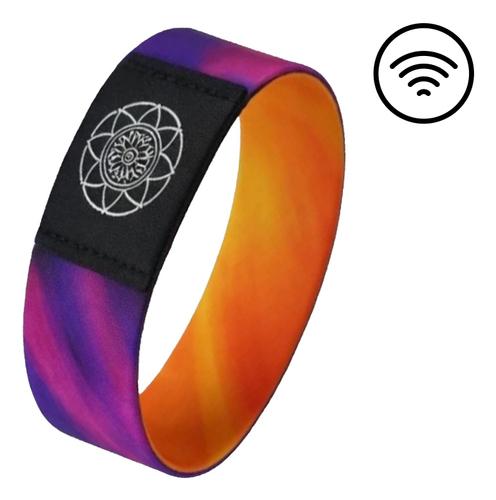 Carneo 8588010359513 smart wearable accessory Payment bracelet Purple, Orange Nylon