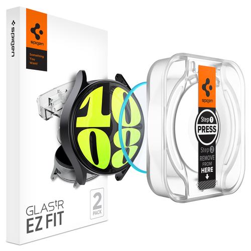 Spigen GLAS.tR EZ Fit Galaxy Watch 7 (44mm) Screen Protectors, 2 Pack