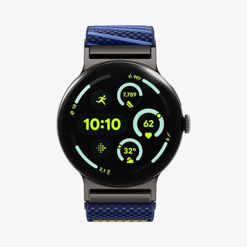 Spigen Lite Fit X Pixel Watch 5 (45mm) Band Blueberry Navy