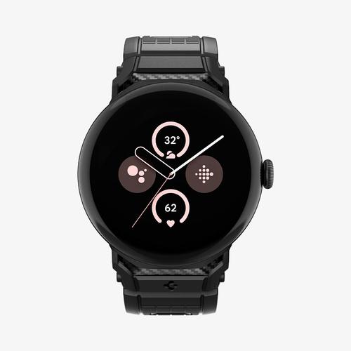 Spigen Pixel Watch 3 (45mm) Band Black Thermoplastic polyurethane (TPU)