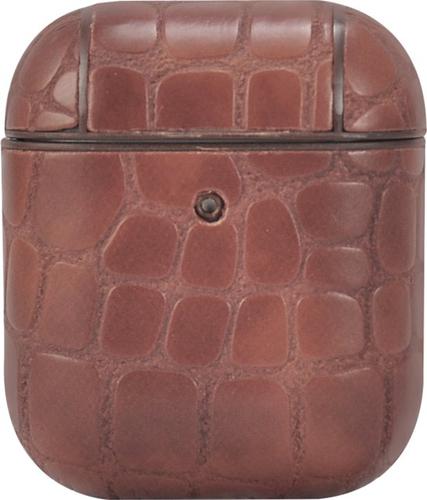 Terratec AirPods Case AirBox Stone Pattern Dark Brown