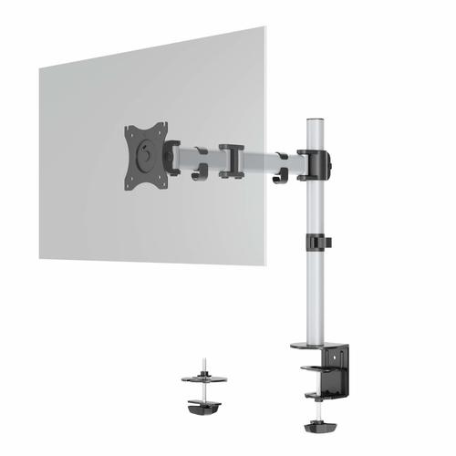 Durable Monitor holder SELECT for 1 month. Table leg Silver