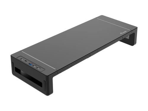 Equip Monitor riser 4xUSB-A/USB-C/+ 25Kg black
