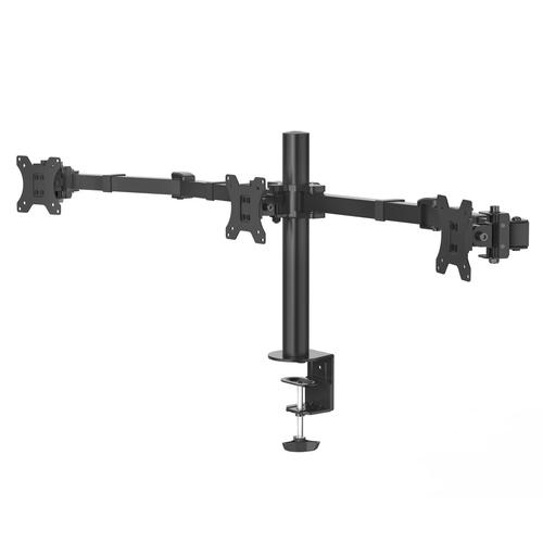 Hama Monitor holder, 3 monitors, adjustable height, tilt/swivel, 13“ - 27“