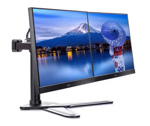 Iiyama Desk Mount DS1002D-B1 Dual with Stand 10"-30" VESA