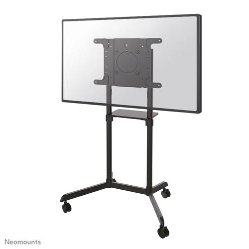 NeoMounts Floor Stand | NS-M1250BLACK TV Cart | Rotate, Tilt | 37-70" | Maximum Weight Capacity: 70 kg | Black