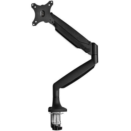 StarTech.com Desk Mount Monitor Arm - Heavy Duty Ergonomic VESA Monitor Arm - Single 32" (19.8lb/9kg) Display - Full Motion, Height Adjustable, Articulating - Aluminum - C-Clamp/Grommet - Black