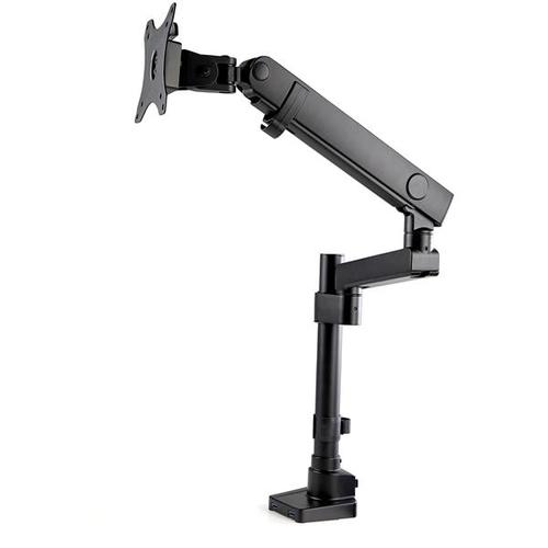 StarTech.com Desk Mount Monitor Arm with 2x USB 3.0 Ports, Full Motion Single Monitor Mount, up to 34 (17.6lb/8kg) VESA Display, Clamp/Grommet Mount, Mechanical Spring