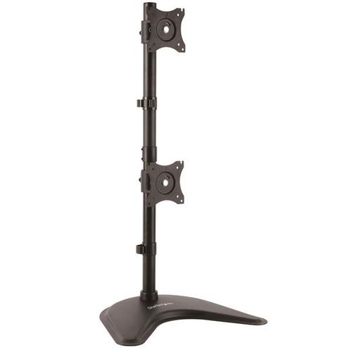 StarTech.com Dual-Monitor Stand, Vertical - For up to two 27 or 34 Ultrawide (22lb/10kg) VESA Mount Displays