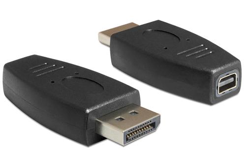 Delock DisplayPort Adapter DP - mini DP St/Bu black