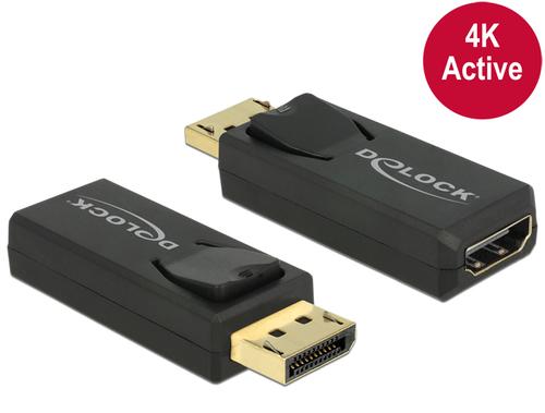 Delock DisplayPort 1.2 to HDMI Adapter (black)