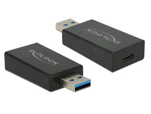 Delock USB3.1 Adapter C - A Buschschraube schwarz