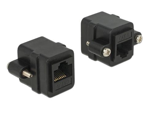 Delock RJ45 Adapter RJ45 - RJ45 Bu/Bus Cat6 unshielded E
