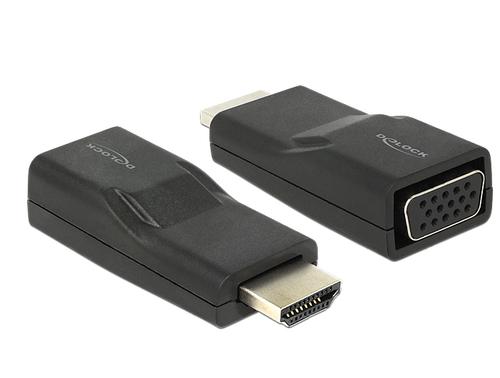 Delock HDMI Adapter A - D-Sub15 St/Bu screwless