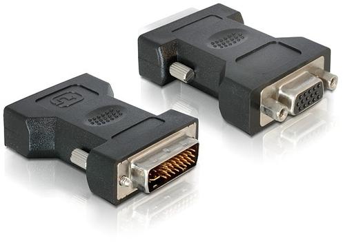 Delock DVI Adapter DVI(24+5) - D-Sub15 St/Bu