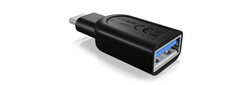 ICY BOX USB 3.2 Gen 1 Adapter, USB-C Male to USB-A Female (black)