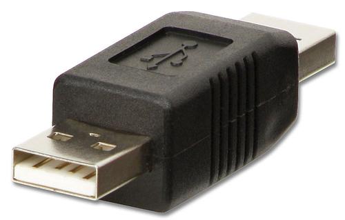 Lindy USB Type A/A Male to Male Adapter, A-plug to A-plug