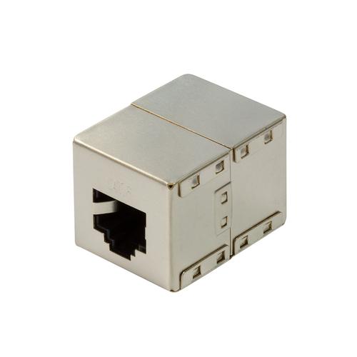 Logilink Patch cable connector 1:1 Cat.6 STP, metal housing