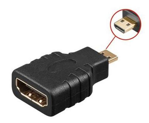 PremiumCord HDMI - microHDMI Female/Male Black