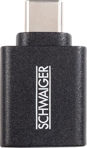 Schwaiger USB Adapter USB 3.1C to USB 3.0A Black