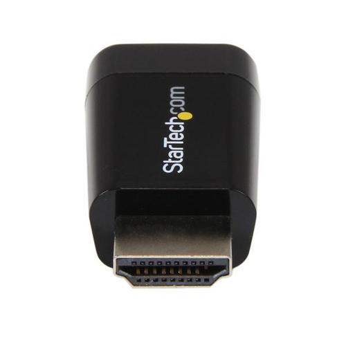 StarTech.com Compact HDMI to VGA Adapter Converter - Ideal for Chromebooks, Ultrabooks, AND Laptops – 1920x1200/1080p