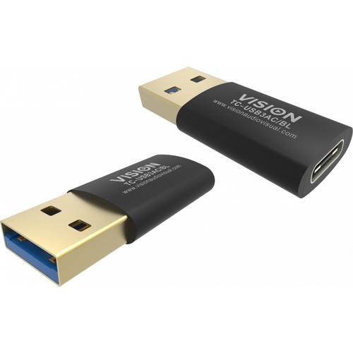 Vision USB3AC/BL cable gender changer Black