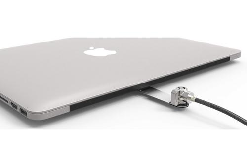 Compulocks Universal Blade Lock Slot Adapter with Keyed Cable Lock Silver