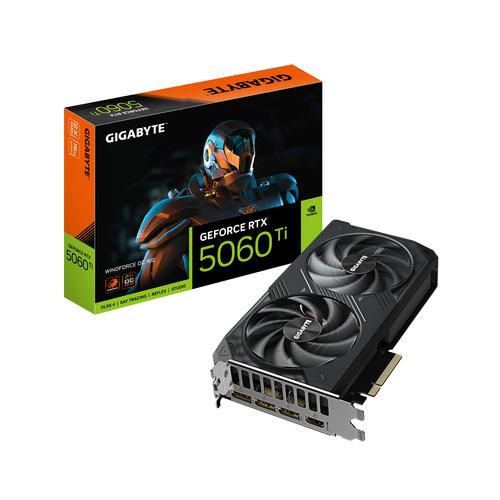 GIGABYTE GeForce RTX 5060 Ti WINDFORCE OC 16G Graphics Card